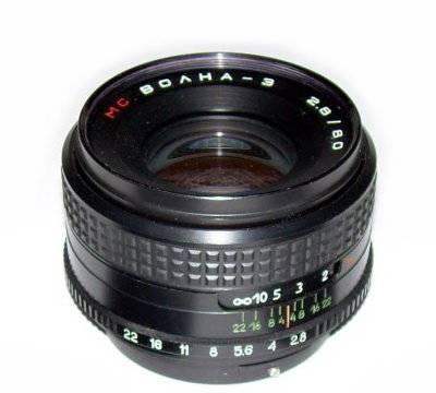 Портретный  объектив (для Nikon) Волна-3, 2.8/80мм Москва