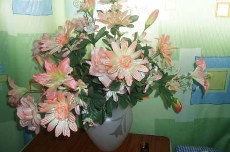 Большой букет - искусственные цветы Москва