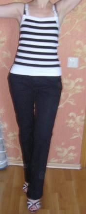 Черные брюки zara , р.42-44 Москва