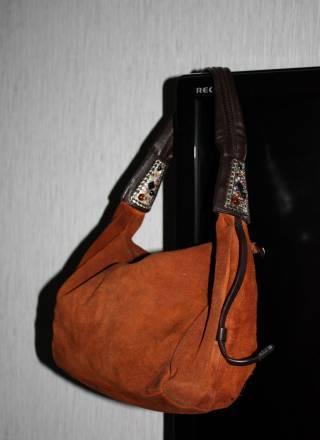 Сумка нат.замша Москва