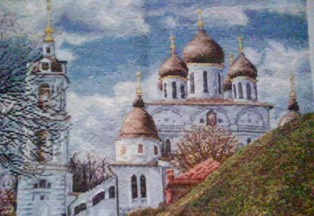 "Успенский кафедральный собор"-ручная вышивка Санкт-Петербург