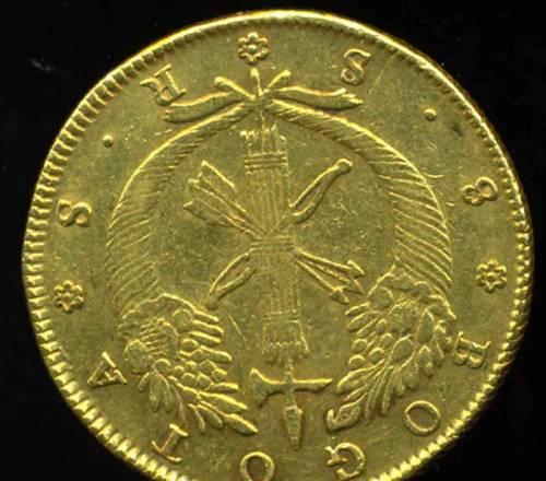 8 Эскудо 1829 года-Колумбия. Золото Москва