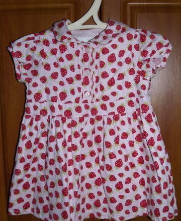 Платье детское с ягодками HM 80-86см Москва