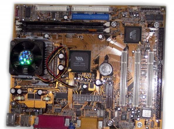 CPU Celeron 1100+ MB Via VT8601T + RAM 384MB Санкт-Петербург