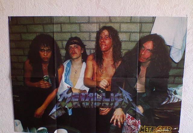 Плакат гр. metallica Москва