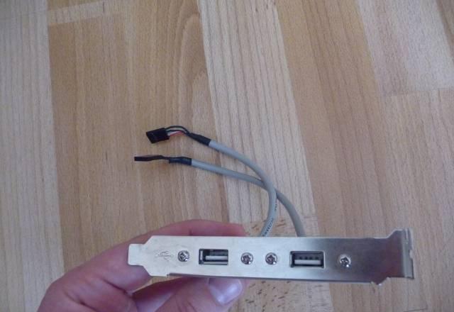 Планка 2хUSB на задную стенку системного блока Москва