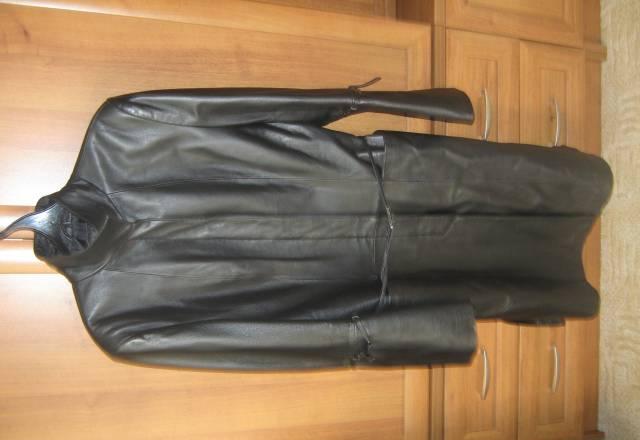 Кожаный френч (плащ) Москва