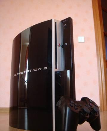 Sony PlayStation 3 40Gb / 2 пада / 4 игры Москва