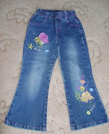 Красивые джинсы в асс-те на девочку 2,5-4г Москва