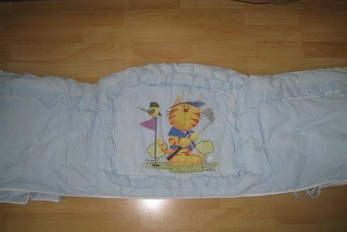 Бортики и балдахин для детской кроватки Москва