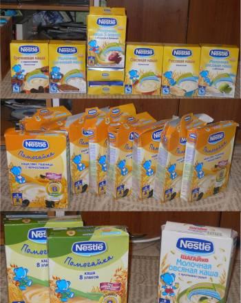 Детские молочные каши Nestle в ассортименте Москва