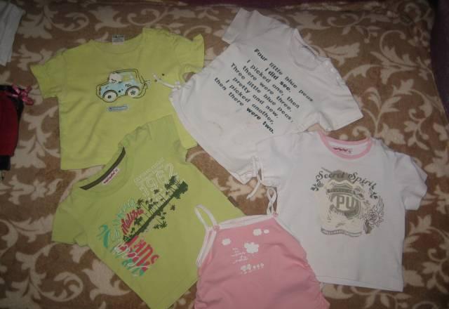 Пакет бодиков и футболок д/дачи 74-80-86 Москва
