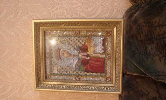 Иконы вышитые чешским бисером Владивосток