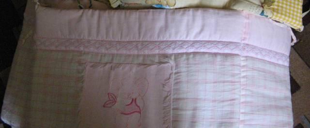 Мягкие бортики и матрас Москва