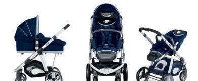 Детская коляска Brevi OVO 2 в 1 (Италия) синяя б/у Балашиха