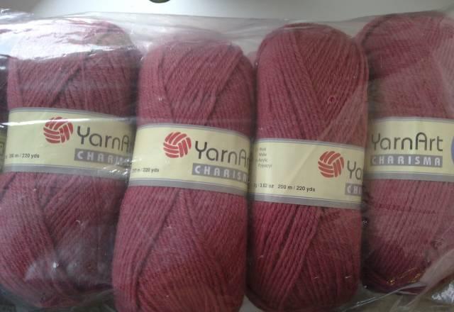 Пряжа  1 кг  Yarn Art Charisma 577 (бордо) Санкт-Петербург