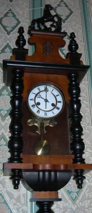 Часы настенные немецкие с боем и лошадкой Москва