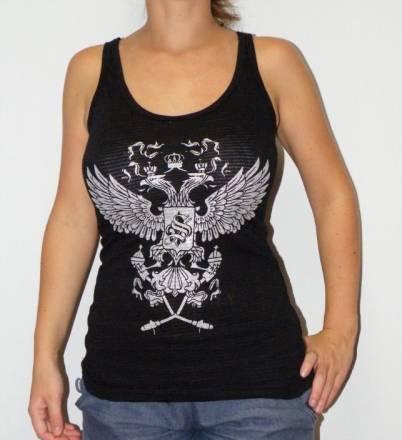 Майка с мерцающим гербом России Москва