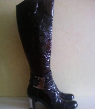 Сапоги лаковые Москва