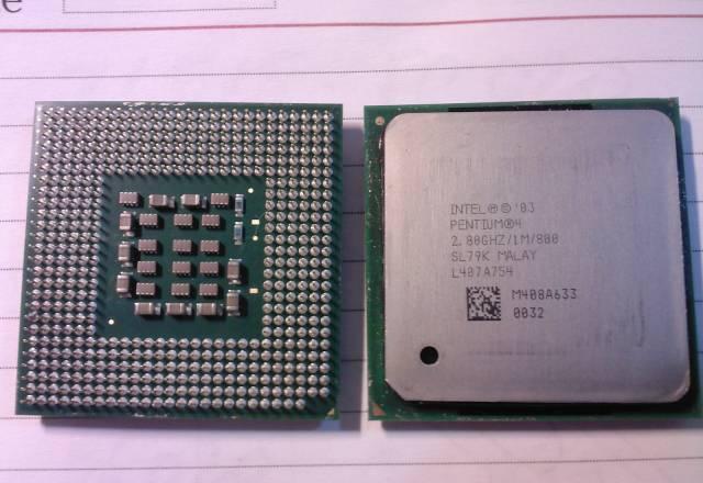 Процессор Intel Pentium 4 2.8/1M/800 SL79K 2шт Москва