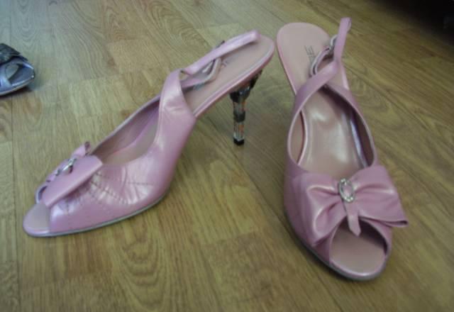Босоножки розовые Москва