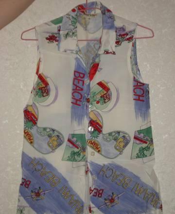 Рубашка без рукавов летняя Москва