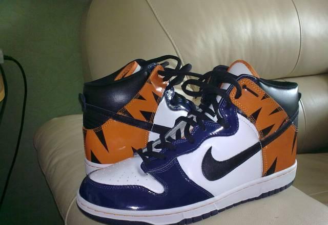 Новые кроссовки Nike dunk high на р45-46 кожаные Москва