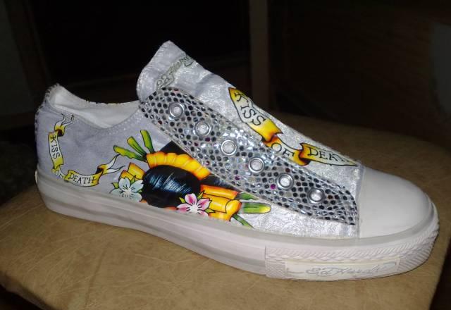 Классные кеды "Ed Hardy", р. 39,5 -  40 Москва