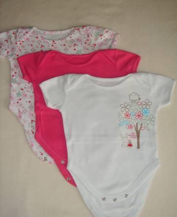 Mothercare Боди 3-6months (3 в комплекте) Москва