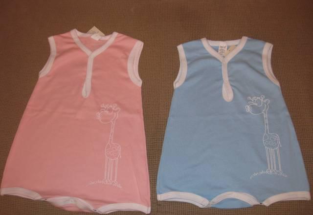 Боди-шорты р.80 голубого цвета Москва