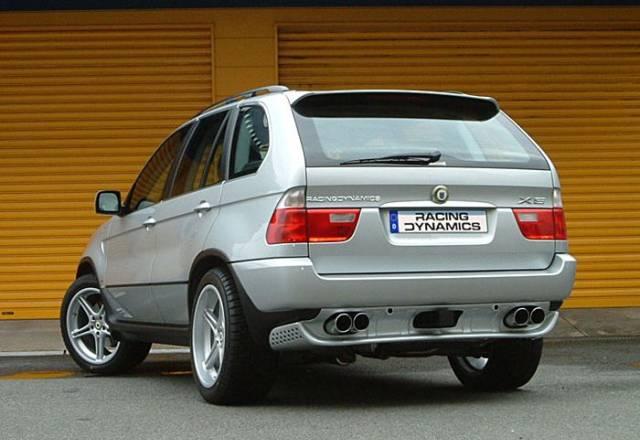 Накладка на залний бампер BMW X5 от dynamic racing Щёлково