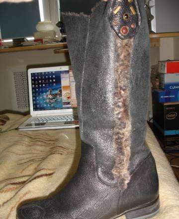 Сапоги мех и дублёнка зима новые Москва