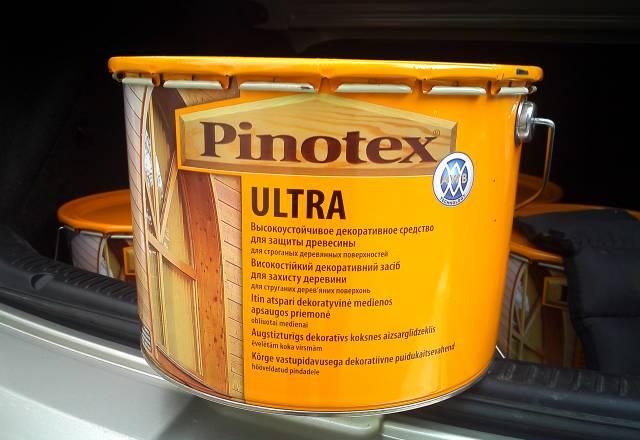 Pinotex ultra 10L  цвет орех Москва