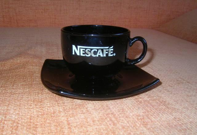 Продам Чашка и блюдце с логотипом нескафе Москва