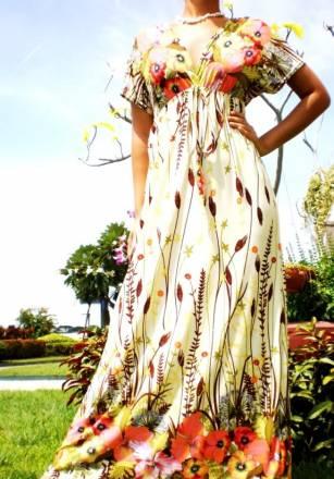 Распродажа  макси платье - сарафан S-M Москва