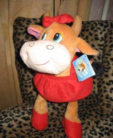 Новая музыкальная мягкая игрушка "Коровка" Москва