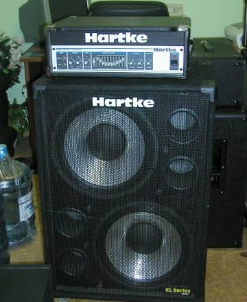 Кабинет бас. Hartke XL Series215 и усилитель 5500 Москва