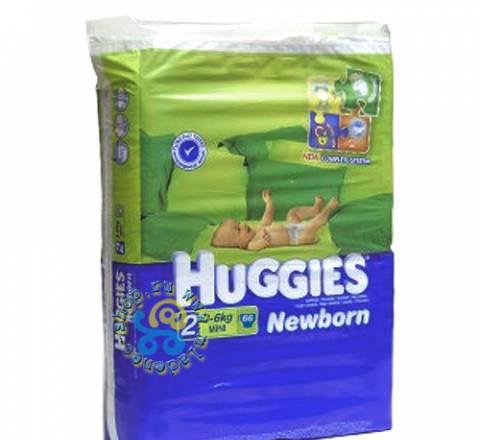 Подгузники Huggies Ньюборн 3-6 кг 66 штук Москва