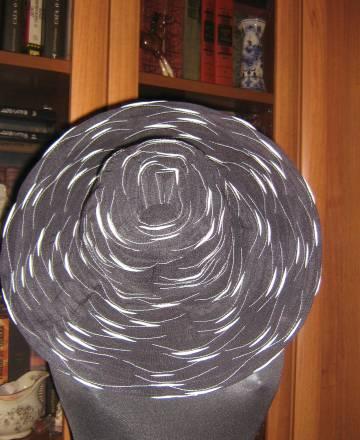 Шляпа черно-белая, летняя Санкт-Петербург