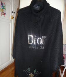 Пончо черное Диор Франция-Италия 48 размер Москва