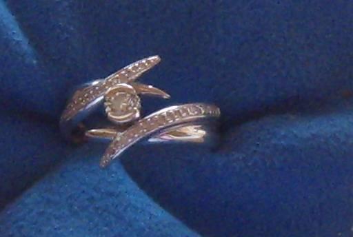 Кольцо из Белого Золота с Бриллиантами Москва