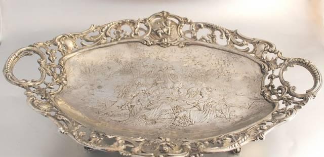Ваза резная. Серебро 925. 1895 год. Англия Москва