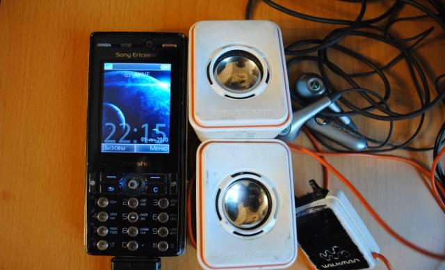Тел.SonyEricsson k810i, +колонки Санкт-Петербург