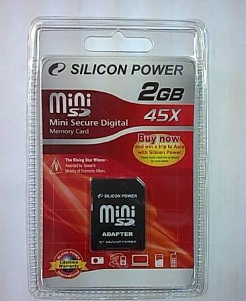 Новая карта MiniSD на 2GBс переходником Москва