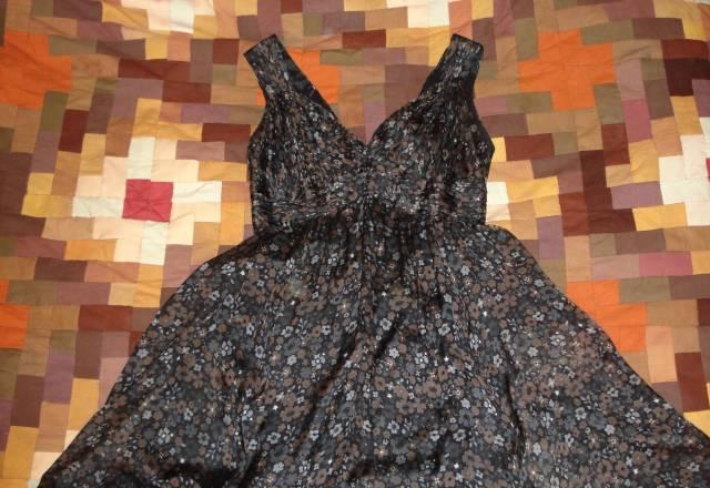 Шелковое вечернее платье zara размер L Москва