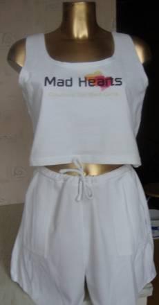 Белоснежный комплект для пляжа или занятий спортом Москва