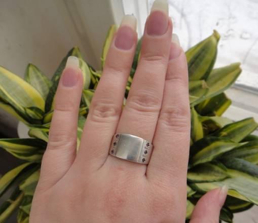 Старинное кольцо, александрит, серебро Москва