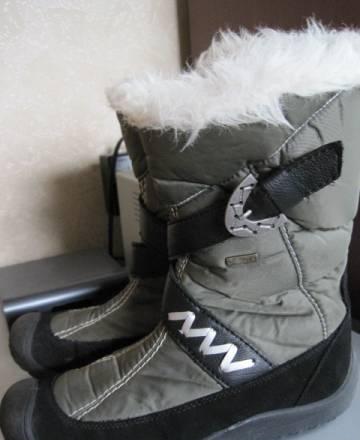 Сапоги весна-осень, болонь,  р.34, 22 см Москва