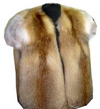 Жилет из меха лисы Москва