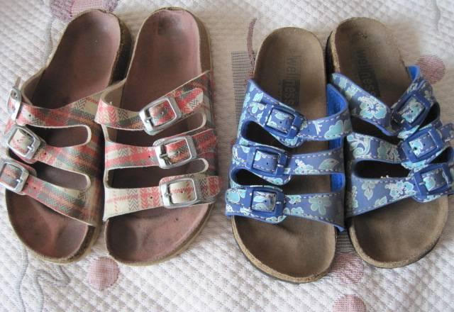 Шлепки на пробке, суперфит, р.33, 34 Москва